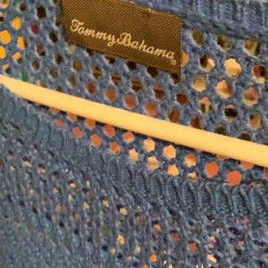 Tommy Bahama blue side button down sweater